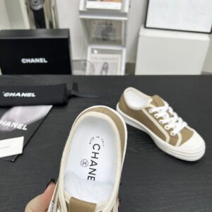 chanel vintage sneakers brown