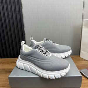 prada re nylon sneakers gray