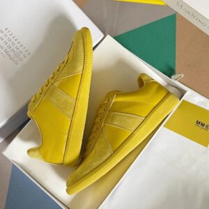 maison margiela mm6 yellow german trainers