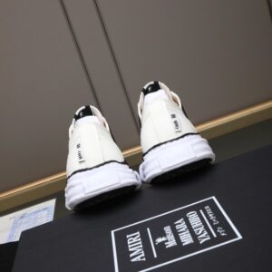 maison mihara yasuhiro mmy white sneakers black bone