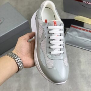 prada casual sneakers grey