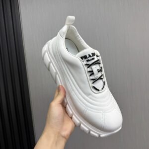 prada re nylon sneakers white