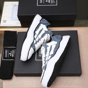 maison mihara yasuhir mmy blue sneakers white bone