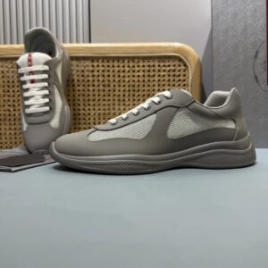 prada america's cup grey sneakers
