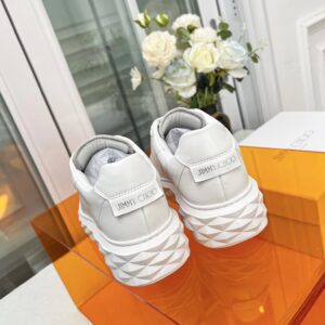 jimmy choo diamond sneakers white