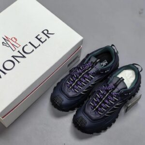 moncler trailgrip gtx rubber sneakers navy blue