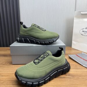 prada re nylon sneakers green