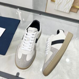 dior b01 white leather sneakers black