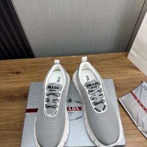 prada re nylon sneakers gray