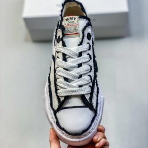 maison mihara yasuhiro mmy shell sneakers white