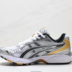 asics gel kayano 14 sneakers silver gold