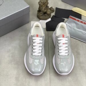 prada casual sneakers grey