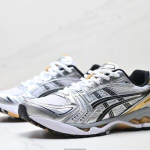 asics gel kayano 14 sneakers silver gold