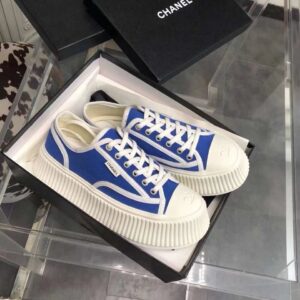 chanel vintage 2021 sneakers blue