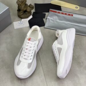 prada casual sneakers white