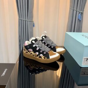 lanvin casual sneakers pink black