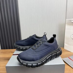 prada re nylon sneakers blue