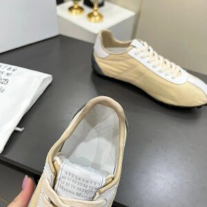 maison margiela mm6 sinters beige trainers