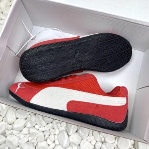 puma mesh sneakers red