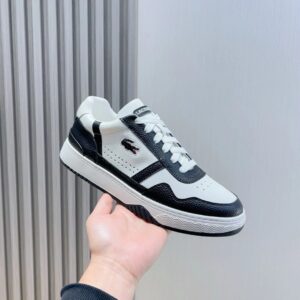 lacoste classic sneakers black white