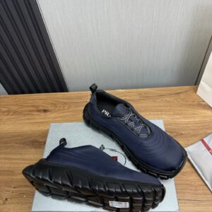 prada re nylon sneakers blue