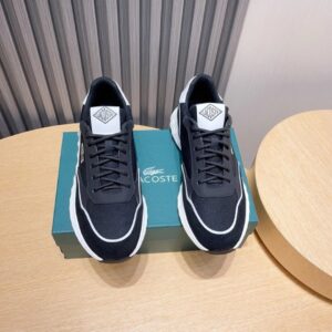 lacoste black classic sneakers