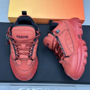 dior x levis hamilton sneakers red