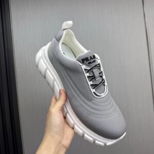 prada re nylon sneakers gray