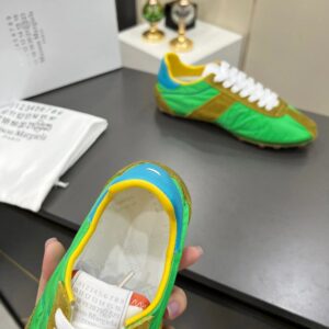 maison margiela mm6 sinters trainers green