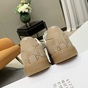 maison margiela mm6 paisley trainers beige