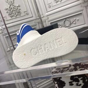 chanel vintage 2021 sneakers blue