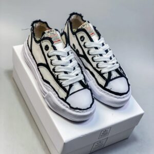 maison mihara yasuhiro mmy shell sneakers white
