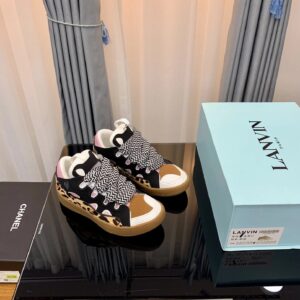 lanvin casual sneakers pink black