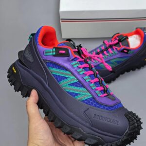 moncler trailgrip gtx rubber sneakers blue purple