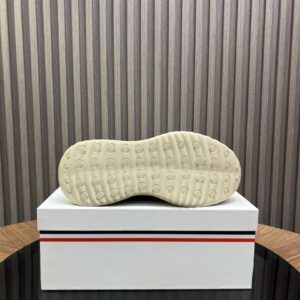 moncler ultra light knit sneakers beige