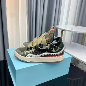 lanvin casual sneakers camo