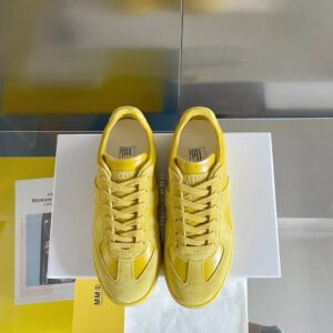 maison margiela mm6 yellow german trainers