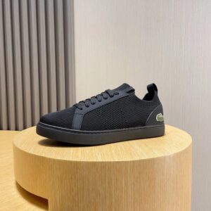 lacoste black classic sneakers
