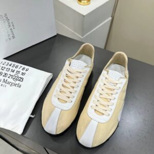 maison margiela mm6 sinters beige trainers