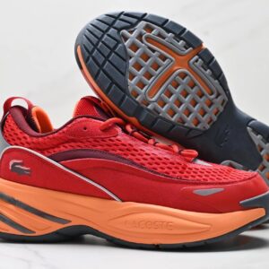 lacoste odyssa sneakers red