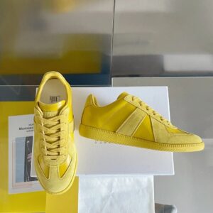 maison margiela mm6 yellow german trainers