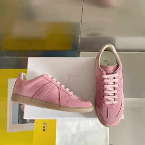 maison margiela mm6 german trainers pink