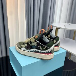 lanvin casual sneakers camo