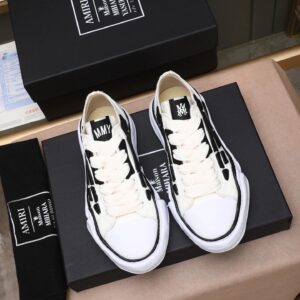 maison mihara yasuhiro mmy white sneakers black bone