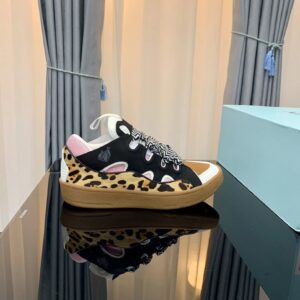 lanvin casual sneakers pink black
