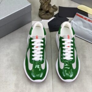 prada casual sneakers green
