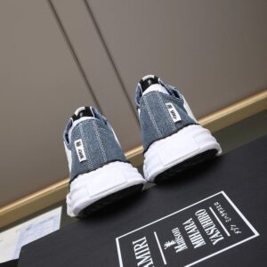 maison mihara yasuhir mmy blue sneakers white bone