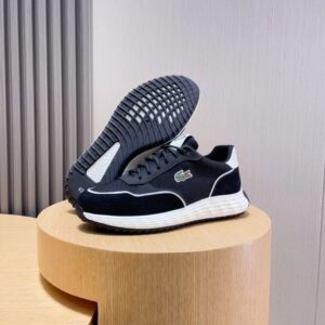 lacoste black classic sneakers