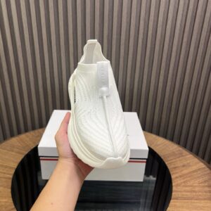 moncler ultra light knit sneakers white