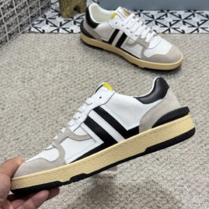 lanvin bumper sneakers white black